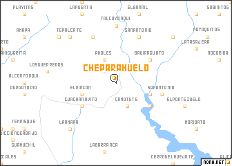 map of Cheparahuelo