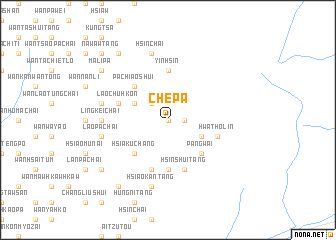 map of Chē-pa