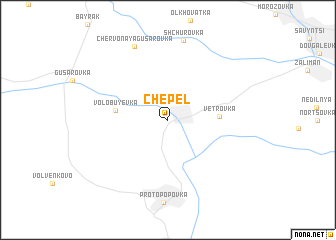 map of Chepelʼ