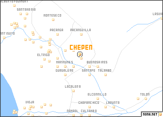 map of Chepén