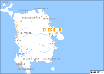 map of Chepillo