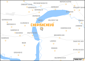 map of Chepishchëvo