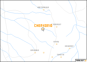 map of Chepkorio