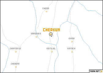 map of Chepkum