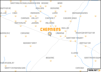 map of Chepniers