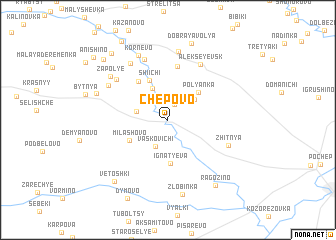 map of Chëpovo