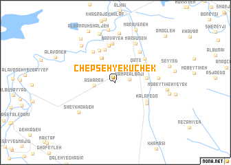 map of Chepseh-ye Kūchek
