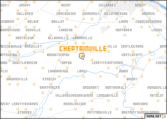 map of Cheptainville