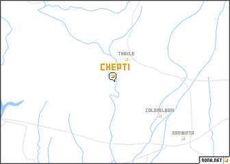 map of Chepti