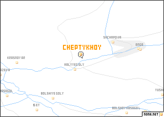 map of Cheptykhoy