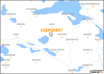 map of Chepukany