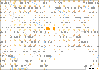 map of Che-pu