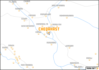 map of Cheqāhast