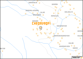 map of Cheqā Vaqfī
