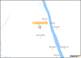 map of Chequene