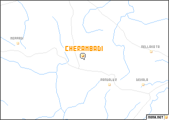 map of Cherambādi