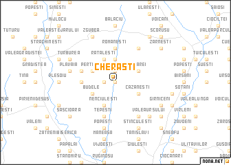 map of Cherăşti