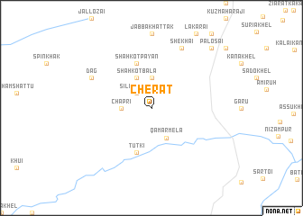 map of Cherāt