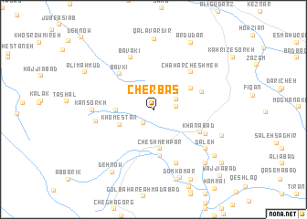map of Cherbās