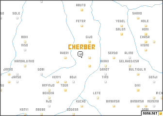 map of Chʼerber