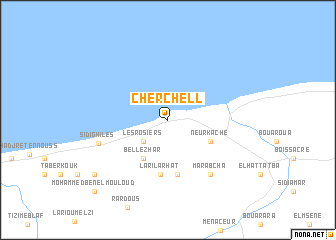 map of Cherchell