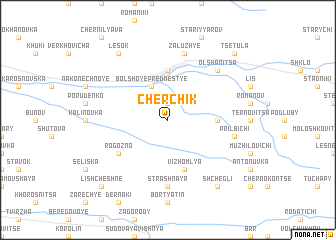 map of Cherchik