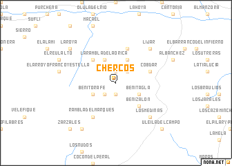 map of Chercos