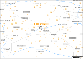 map of Cherdaki