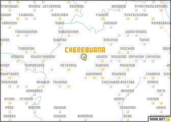 map of Cherebuana