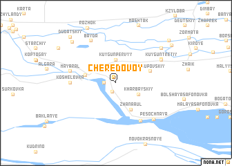 map of (( Cheredovoy ))