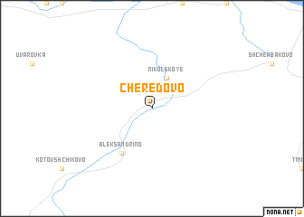 map of Cheredovo