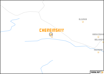 map of Chereinskiy