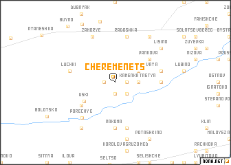 map of Cheremenets