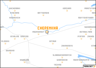 map of Cheremkha