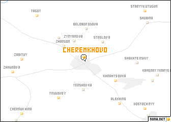 map of Cheremkhovo