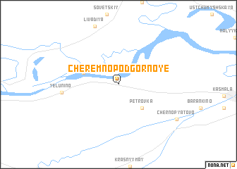 map of Cheremno-Podgornoye