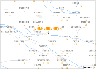 map of Cheremoshnya