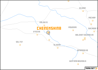 map of Cheremshina