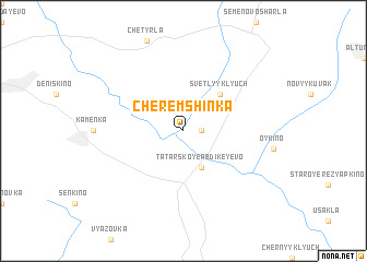 map of Cheremshinka