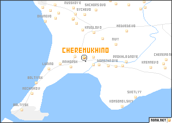 map of Cherëmukhino