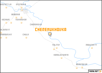 map of Cherëmukhovka