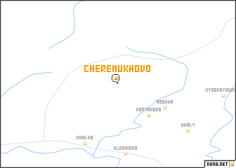 map of Cheremukhovo