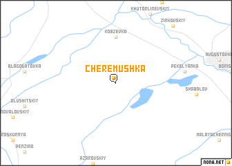 map of Cherëmushka