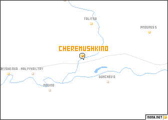 map of Cheremushkino