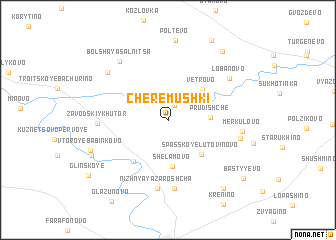 map of Cherëmushki