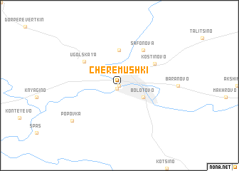 map of Cherëmushki