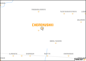 map of Cherëmushki