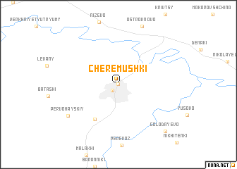 map of Cherëmushki