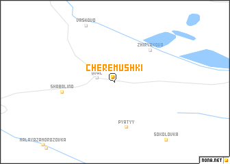 map of Cherëmushki