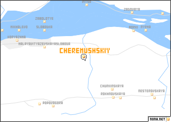 map of Cheremushskiy